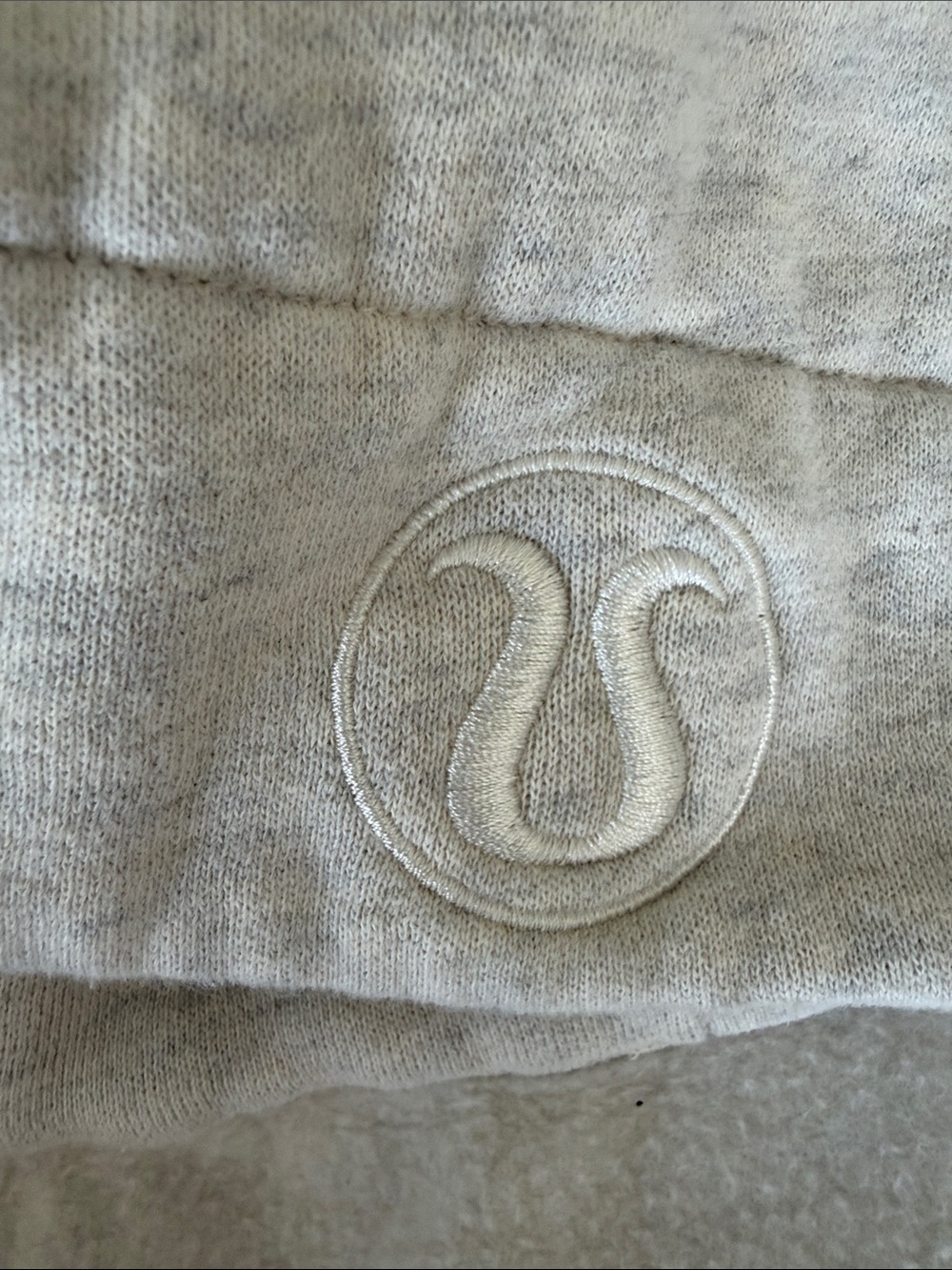 Lululemon Scuba Full-Zip Hoodie - Heathered-Light Ivory / Gold - Picture 2 of 8